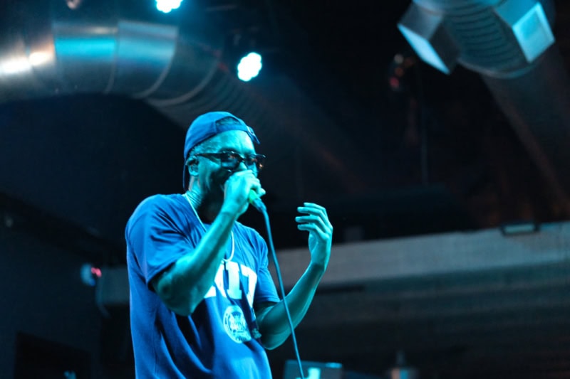 Lupe Fiasco perfroms at the CLUBHOUSE
