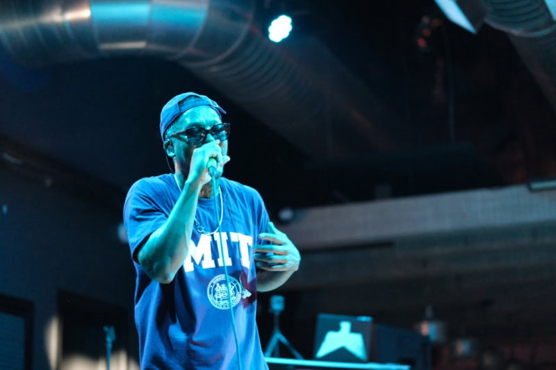 Lupe Fiasco perfroms at the CLUBHOUSE