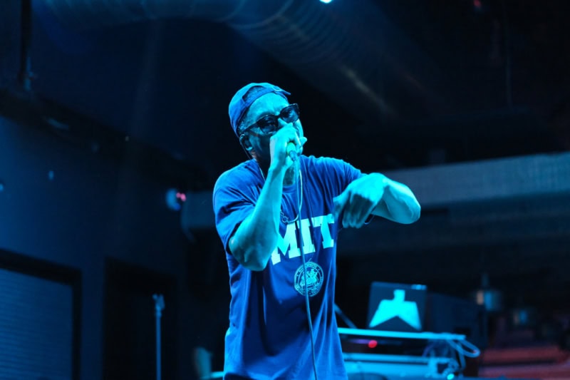Lupe Fiasco perfroms at the CLUBHOUSE