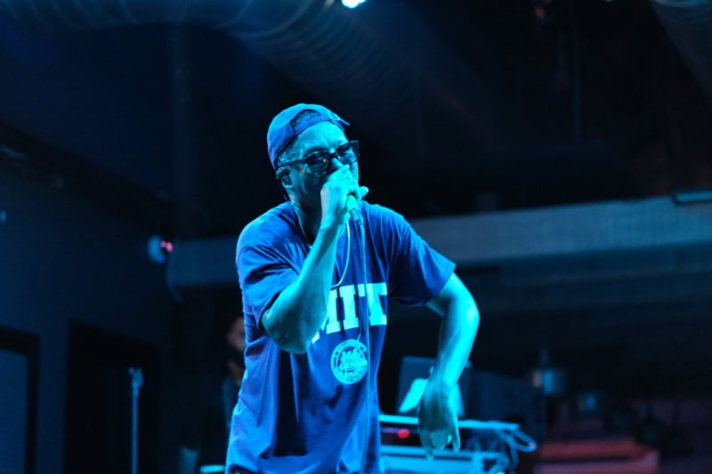Lupe Fiasco perfroms at the CLUBHOUSE