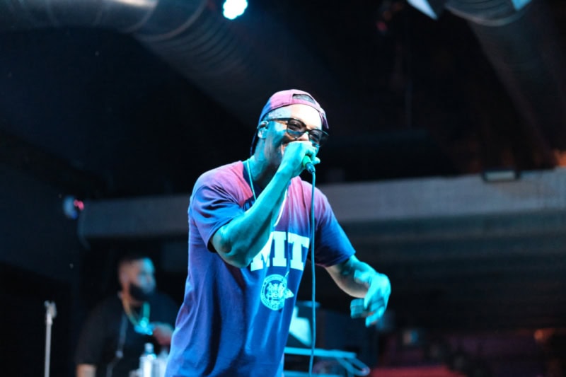 Lupe Fiasco perfroms at the CLUBHOUSE