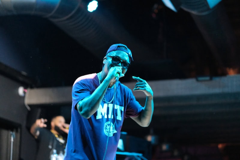 Lupe Fiasco perfroms at the CLUBHOUSE