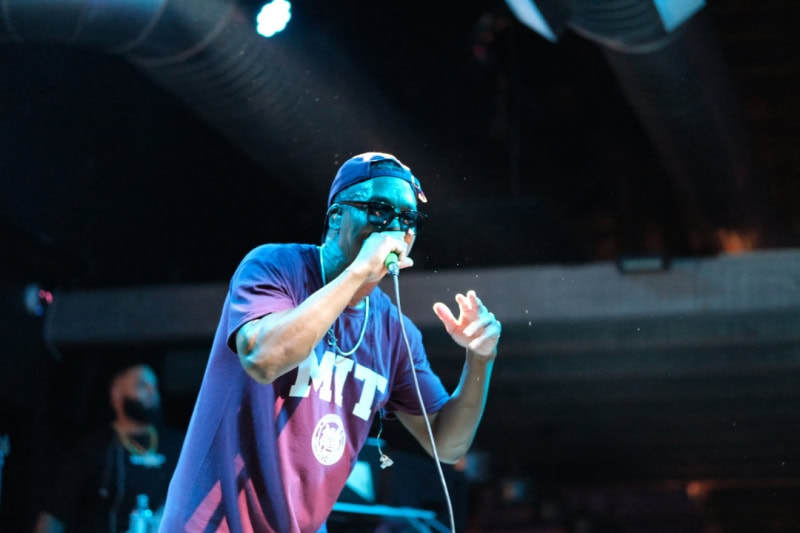 Lupe Fiasco perfroms at the CLUBHOUSE