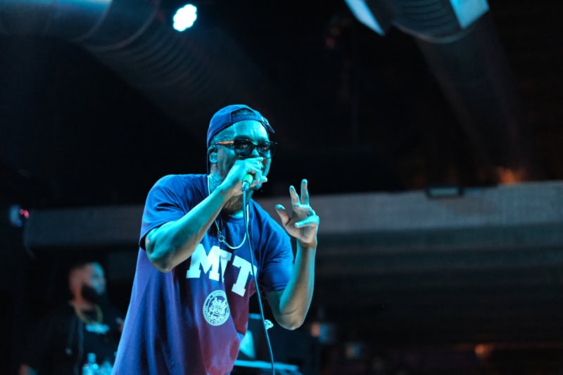 Lupe Fiasco perfroms at the CLUBHOUSE