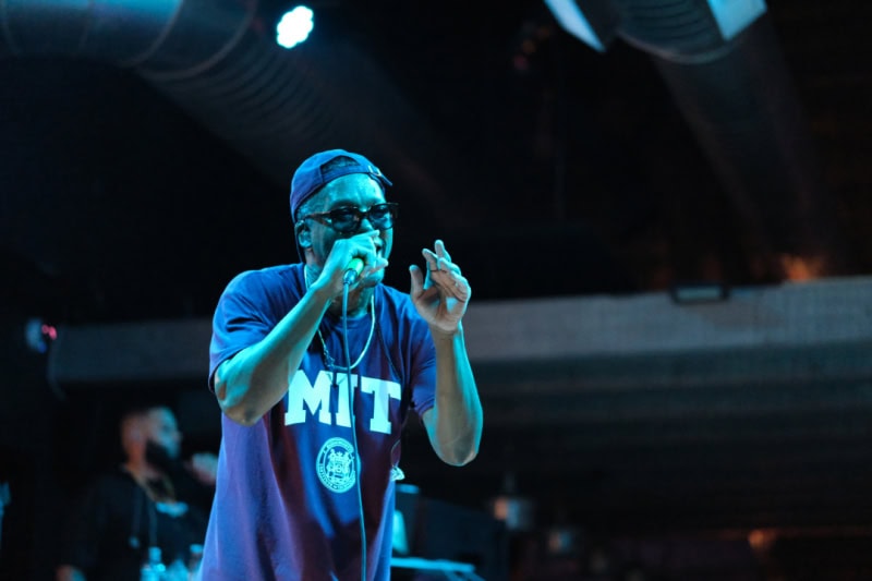 Lupe Fiasco perfroms at the CLUBHOUSE