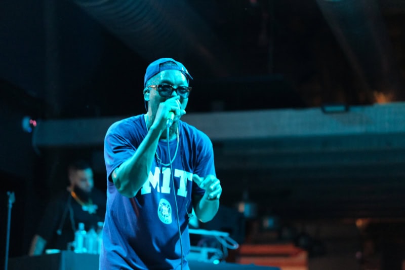 Lupe Fiasco perfroms at the CLUBHOUSE