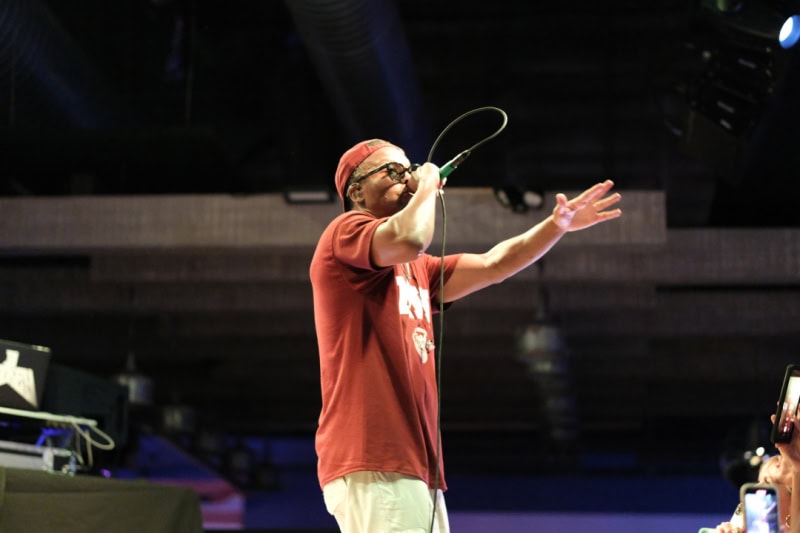 Lupe Fiasco perfroms at the CLUBHOUSE