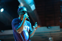 Lupe Fiasco perfroms at the CLUBHOUSE