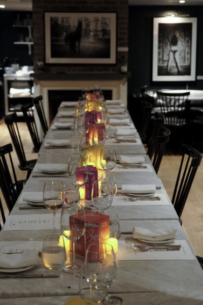 THINKING HUTS Dinner at the MAIDSTONE
