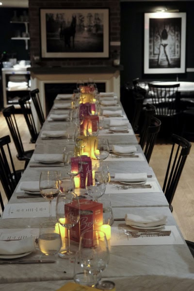 THINKING HUTS Dinner at the MAIDSTONE
