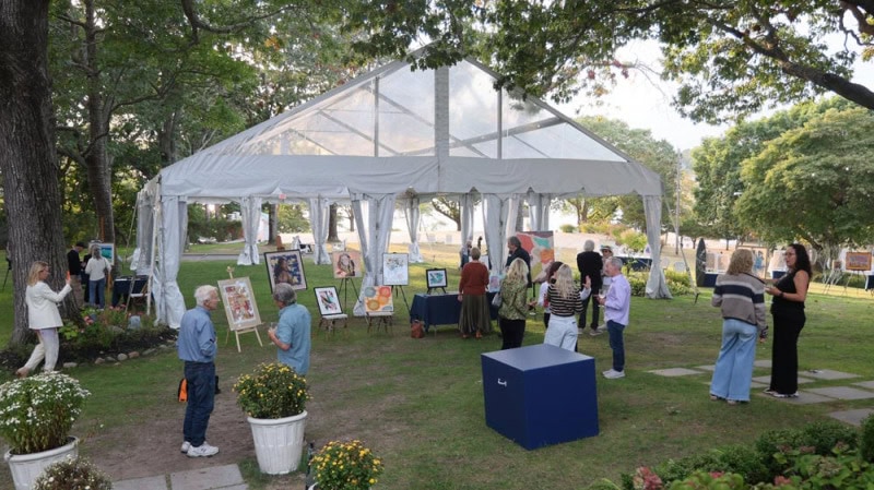 1st Annual Great Lawn & Art Soiree at Ram's Head Inn in Shelter Island on 10-4-24.