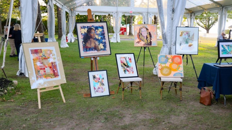 1st Annual Great Lawn & Art Soiree at Ram's Head Inn in Shelter Island on 10-4-24.
