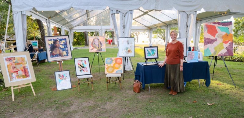 1st Annual Great Lawn & Art Soiree at Ram's Head Inn in Shelter Island on 10-4-24.