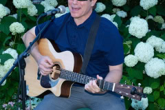 Daniel Liguori performs at the  Book Launch Party for Ann Liguori's for "Life on the Green, Lessons & Wisdom from Legends of Golf" at Canoe Place Inn in Hampton Bays, NY on June 27, 2024. (Photo by David Warren /Sipa​ USA)