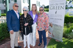 Joe Kundrat, Nancy Stone,
Therese Flaherty and 
Gregory D'Elia attends the  Book Launch Party for Ann Liguori's for "Life on the Green, Lessons & Wisdom from Legends of Golf" at Canoe Place Inn in Hampton Bays, NY on June 27, 2024. (Photo by David Warren /Sipa​ USA)