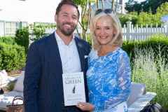 Matt Kristan and Ann Liguori attends the  Book Launch Party for Ann Liguori's for "Life on the Green, Lessons & Wisdom from Legends of Golf" at Canoe Place Inn in Hampton Bays, NY on June 27, 2024. (Photo by David Warren /Sipa​ USA)