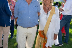 Eric Demarchelier and Catherine Demarchelier attends the  Book Launch Party for Ann Liguori's for "Life on the Green, Lessons & Wisdom from Legends of Golf" at Canoe Place Inn in Hampton Bays, NY on June 27, 2024. (Photo by David Warren /Sipa​ USA)