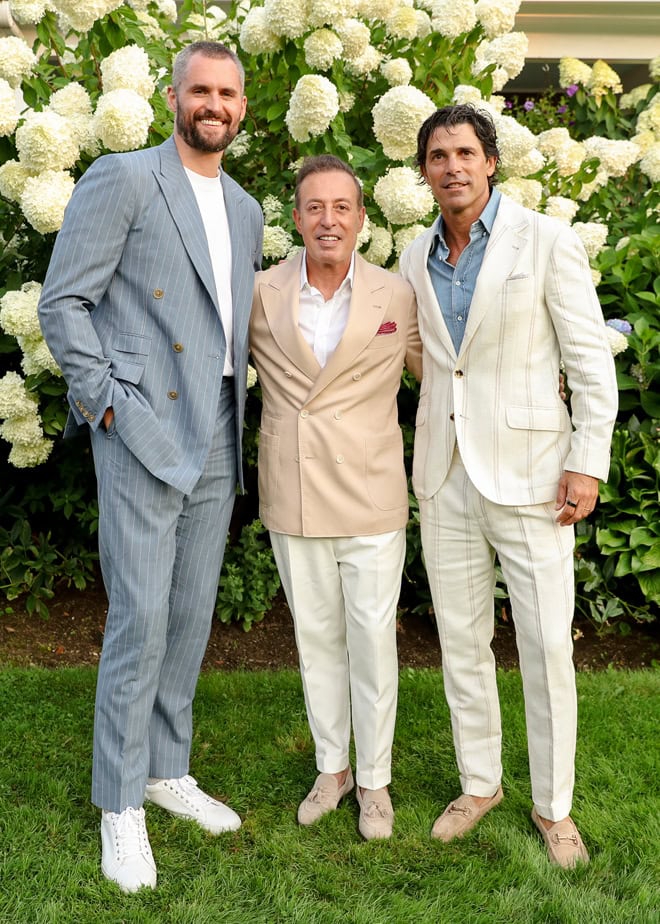 Kevin Love, Massimo Caronna, Nacho Figueras Kevin Love, Massimo Caronna, Nacho Figueras