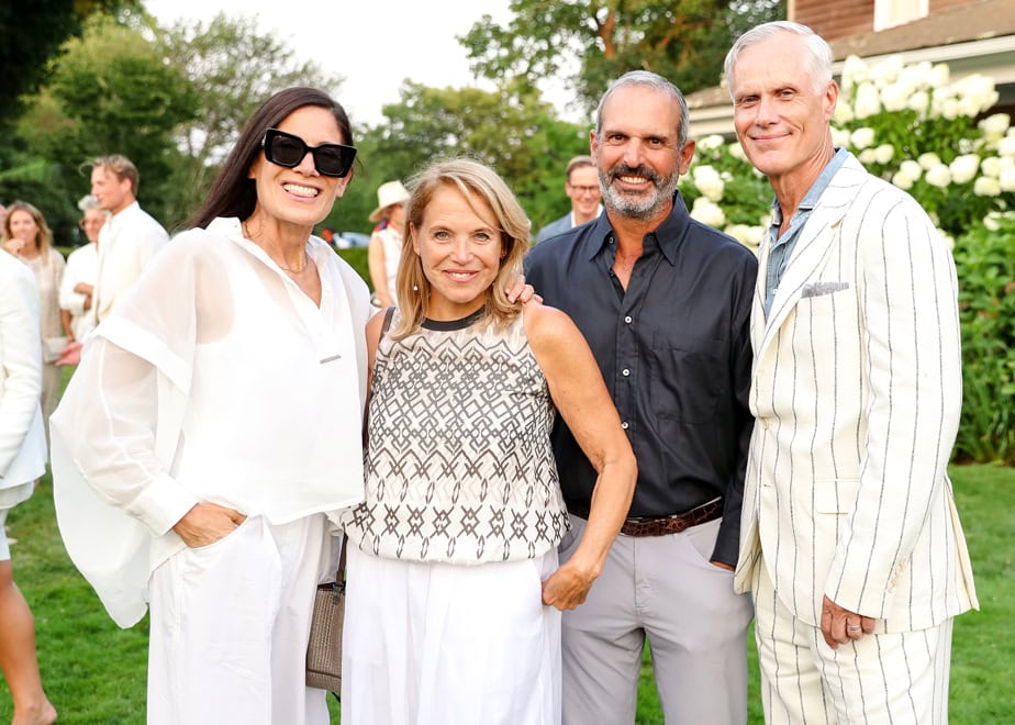 Elizabeth Saltzman, Katie Couric, John Molner, Malcolm Carfrae Elizabeth Saltzman, Katie Couric, John Molner, Malcolm Carfrae