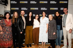 Kristin McCracken, Chelsea Clinton, Marc Hearron, Abbie Perrault, Maisie Crow, Molly Duane, Hillary Rodham Clinton, Mariska Hargitay, David Nugent