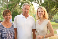 Allison Woodward Art opening reception at the Ram's Head Inn in Shelter Island on