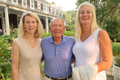 Allison Woodward Art opening reception at the Ram's Head Inn in Shelter Island on