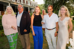 Allison Woodward Art opening reception at the Ram's Head Inn in Shelter Island on