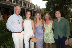 Allison Woodward Art opening reception at the Ram's Head Inn in Shelter Island on