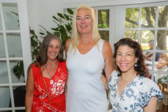 Allison Woodward Art opening reception at the Ram's Head Inn in Shelter Island on