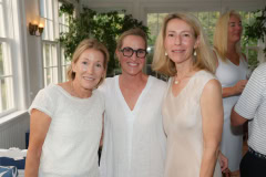 Allison Woodward Art opening reception at the Ram's Head Inn in Shelter Island on