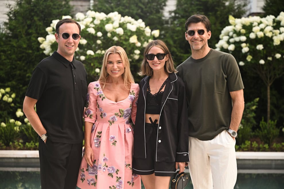Steven Beltrani, Tracy Anderson, Olivia Palermo, Johannes Huebl Steven Beltrani, Tracy Anderson, Olivia Palermo, Johannes Huebl