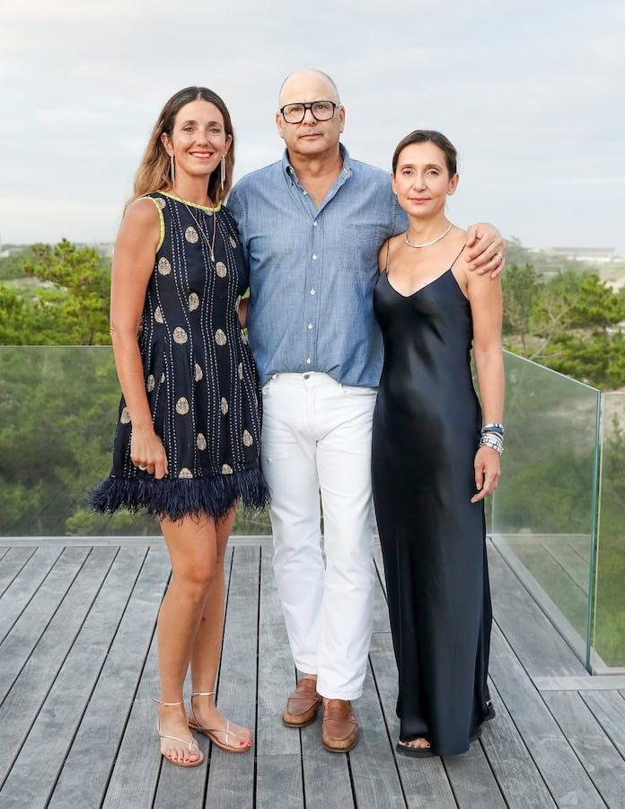 Joey Wölffer, Reed Krakoff, Delphine Krakoff Joey Wölffer, Reed Krakoff, Delphine Krakoff