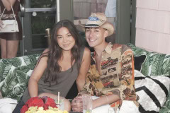 Alice + Olivia x Bronco at Mary Lou's in Montauk, N.y. on 6-20-25