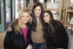 Lillian Mahl, Michele Mahl. Jennifer Mahl attends the American Heart Association Sip and Shop event featuring Fern Mallis at J McLaughlin in Southampton, NY on April 5, 2025. (Photo by David Warren /Sipa​ USA)