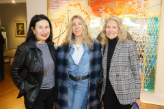 Artworks by Shimon Okshteyn at the Black & White Gallery in Southampton on 3-21-25.