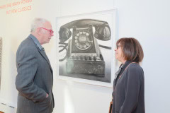 Artworks by Shimon Okshteyn at the Black & White Gallery in Southampton on 3-21-25.