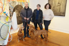 Artworks by Shimon Okshteyn at the Black & White Gallery in Southampton on 3-21-25.