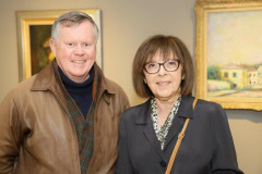 Artworks by Shimon Okshteyn at the Black & White Gallery in Southampton on 3-21-25.