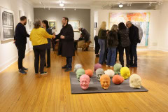 Artworks by Shimon Okshteyn at the Black & White Gallery in Southampton on 3-21-25.