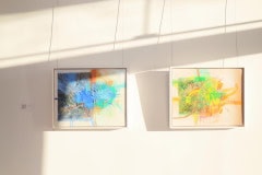 Artworks by Shimon Okshteyn at the Black & White Gallery in Southampton on 3-21-25.