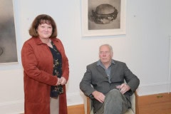 Artworks by Shimon Okshteyn at the Black & White Gallery in Southampton on 3-21-25.