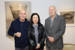 Artworks by Shimon Okshteyn at the Black & White Gallery in Southampton on 3-21-25.