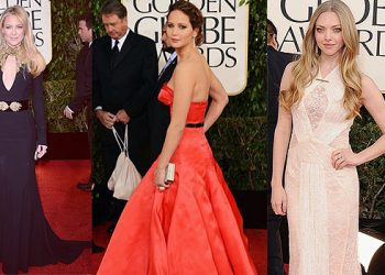 2013 Golden Globes Style: Cutouts, Embellishment, Big Volume And Bold Color