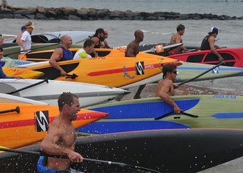 Paddling Away In The Hamptons For A Good Cause