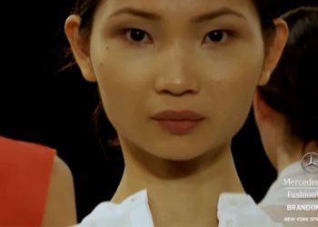 Classic Combos Accentuated By Bold Color At Brandon Sun Spring 2014 Collection