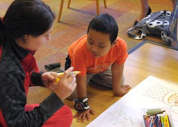 Women’s Basketball Team Visits Kids At Stony Brook University Cancer Center