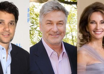 Alec Baldwin, Christie Brinkley, Susan Lucci, And Ralph Macchio Taking Part In Memorable Montage Of Celeb Memoirs At Guild Hall