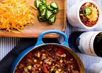 What To Bring To Your Tailgate Party This NFL Season: Woodbridge By Robert Mondavi Merlot Chili