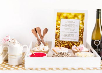 Hamptons Holiday Entertaining: Create Your Own Adult Hot Chocolate Bar