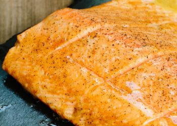 Last Minute Easter Entree: Chef Michael Symon’s Grilled Side Of Salmon with Knob Creek Smoked Maple Bourbon Glaze